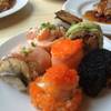 ซูชิหน้าต่างๆ ที่ ร้านอาหาร Daiichi Emerald Hotel