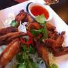 ปีกไก่แดดเดียว ที่ ร้านอาหาร Crystal Café