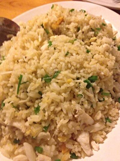 ข้าวพัดปู ที่ ร้านอาหาร บ้านน้ำเคียงดิน ข้าวพัดปู ที่ ร้านอาหาร บ้านน้ำเคียงดิน