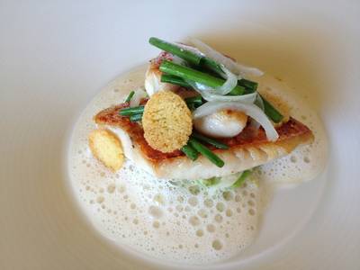 Average fillet Snapper ที่ ร้านอาหาร Le Normandie