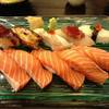 แถมอีกภาพครับ แซลมอนส่วนท้อง Anago Foie Gras Hamachi Enkawa ที่ ร้านอาหาร Kaizen Sushi & Hibachi