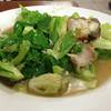 ผัดแขนงหมูกรอบ ที่ ร้านอาหาร ข้าวต้มเป็ดอ้วน ลาดพร้าว 15