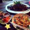 ปลาคังลวกจิ้ม ปลาคีรี และเมนูพื้นๆ ที่บังเอิญอยากกิน ผัดซีอิ๊วหมู ที่ ร้านอาหาร คีรีธารา