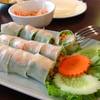 ปอเปี๊ยะสดไส้กุ้ง จานเบาๆแต่ก็อร่อยล้ำ ที่ ร้านอาหาร ไซ่ง่อน ริมไทร