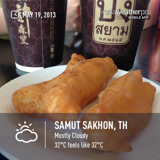 ปาท่องโก๋ คู่แท้กาแฟโบ ที่ ร้านอาหาร ปังสยาม Portochino